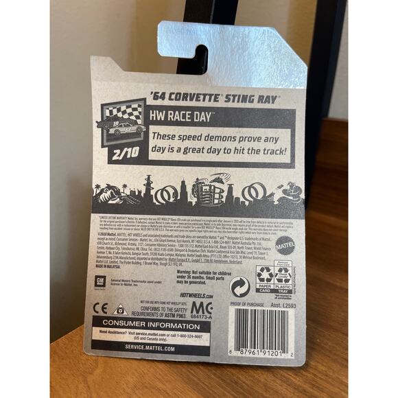 Hot Wheels Lot of 4-’64 Corvette,’69 Dodge Coronet, ’70 Camaro, ’67 Firebird MOC - Picture 3 of 14